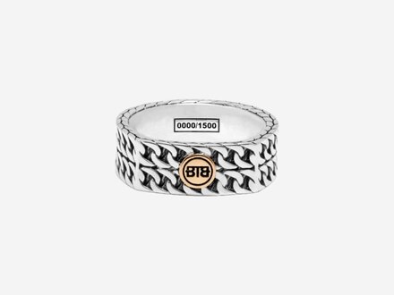 Buddha to Buddha Esther Double Mini Limited Ring Silver Gold 14kt 144 mt19