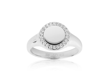 Sif Jakobs zilver ring Follina Piccolo zirconia mt54 SJ-R11577-CZ