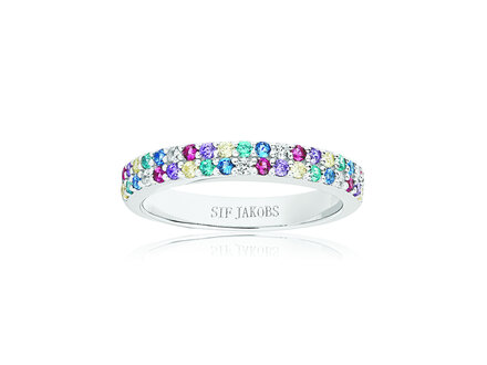 Sif Jakobs zilver Corte Due ring zirconia mt54 R10762-XCZ