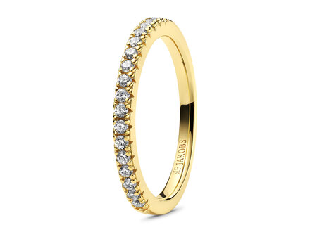 Sif Jakobs Goldplated Ellera ring mt56 SJ-R2869-CZ(YG)