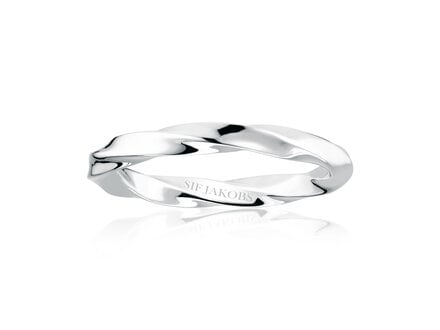 Sif Jakobs zilver Ferrara Piccolo Pianura ring mt58 SJ-R12107-SS