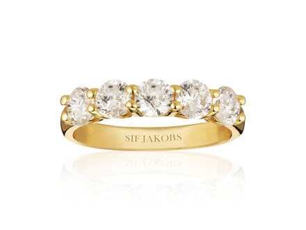 Sif Jakobs zilver Belluno Ring zirconia mt54 SJ-R42127-CZ-SG