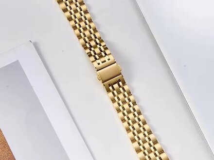 PvZ/Apple Watch Band 7 Links stainless steel yellow gold