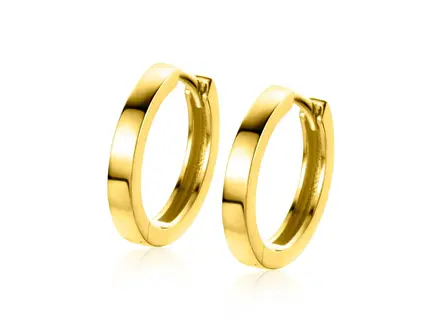 Zinzi Gold Klapcreolen Glad 15x2mm ZGO571