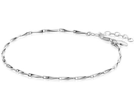 Zinzi zilver armband met gedraaide schakels 1,5mm ZIA2414