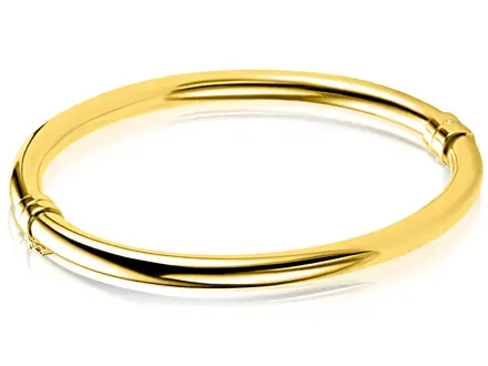 Zinzi Goldplated bangle armband rond glad 5mm ZIA2754G