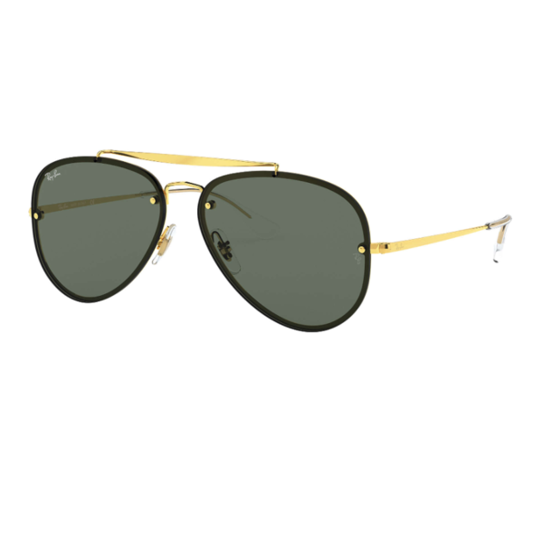 Ray-Ban RB3584N 9050 71 Blaze Aviator Arista Dark Green