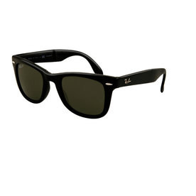 Ray-Ban RB4105 601S Folding Wayfarer Matt Black