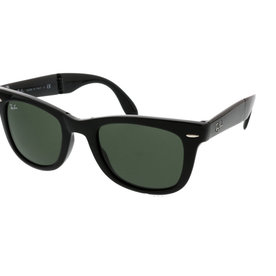 Ray-Ban RB4105 601 Folding Wayfarer Black