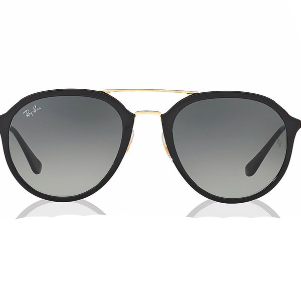 Ray-Ban RB4253 601-71 Aviator Black Gold Grey Gradient