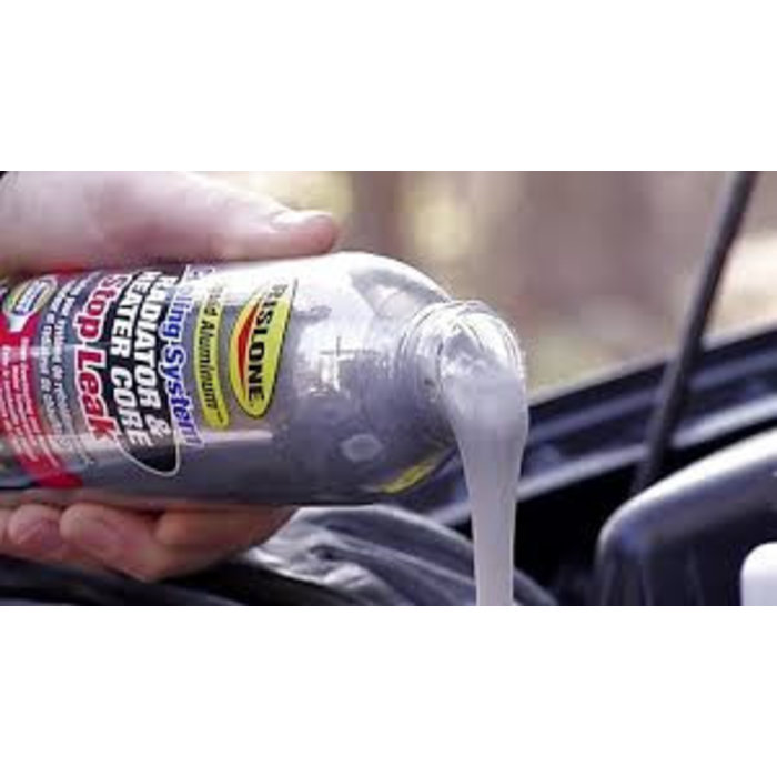 Rislone Vloeibaar aluminium bij koelsysteem lekkage