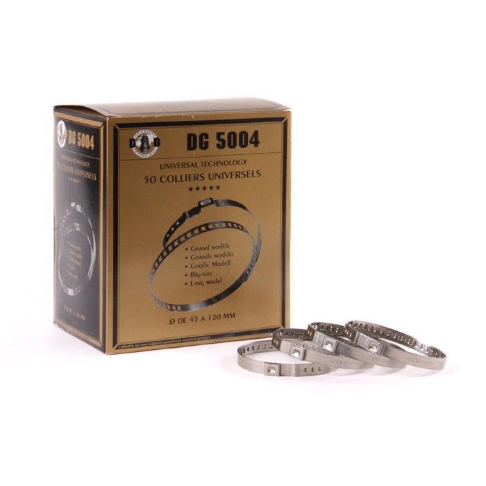 Klembanden groot 45-120 mm.  (50 stuks)