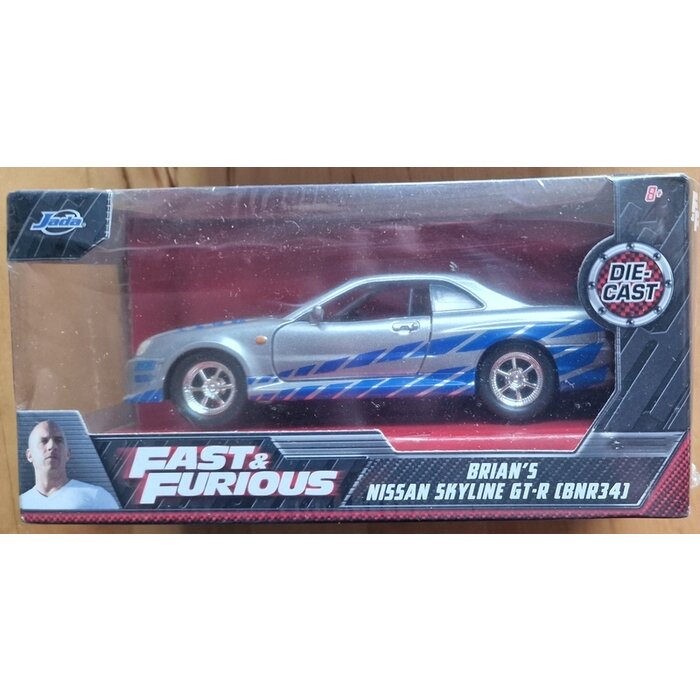 JADA TOYS Brain's Nissan Skyline GT-R (BNR34)