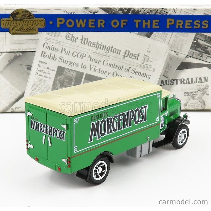 Matchbox Collectibles Power of The Press - YPP 03 1932 Mercedes-Benz L5 "Berliner Morgenpost"
