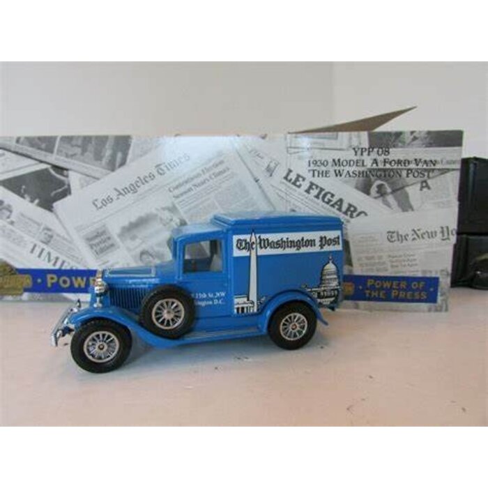 Matchbox Collectibles Power of The Press - YPP 08 - 1930 Model A Ford Van  "The Wasington Post"
