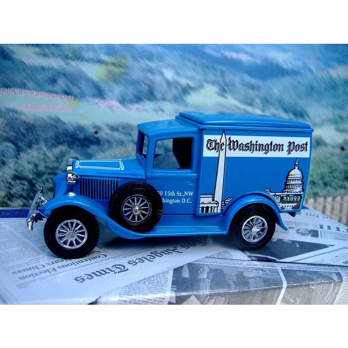 Matchbox Collectibles Power of The Press - YPP 08 - 1930 Model A Ford Van  "The Wasington Post"