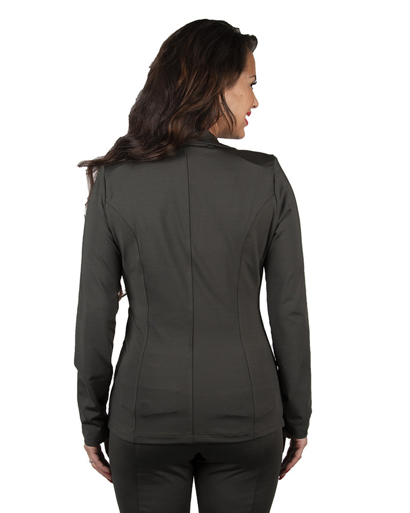 Groene travel stof blazer van Angelle Milan