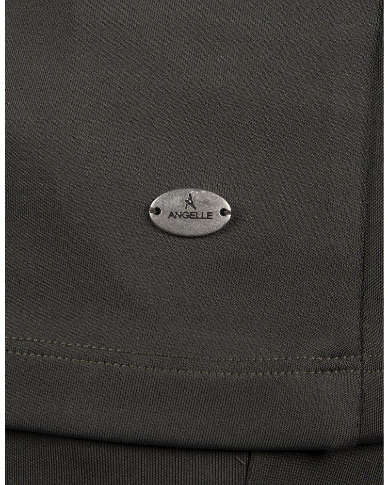 Groene travel stof blazer van Angelle Milan