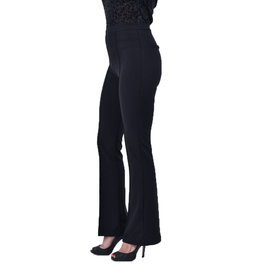 Zwarte pantalon met flared pijpen van Ivivi
