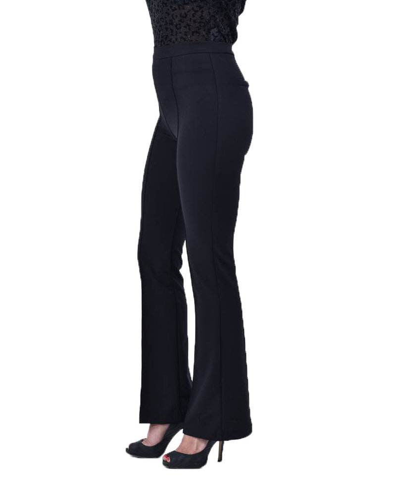 Zwarte pantalon met flared pijpen van Ivivi