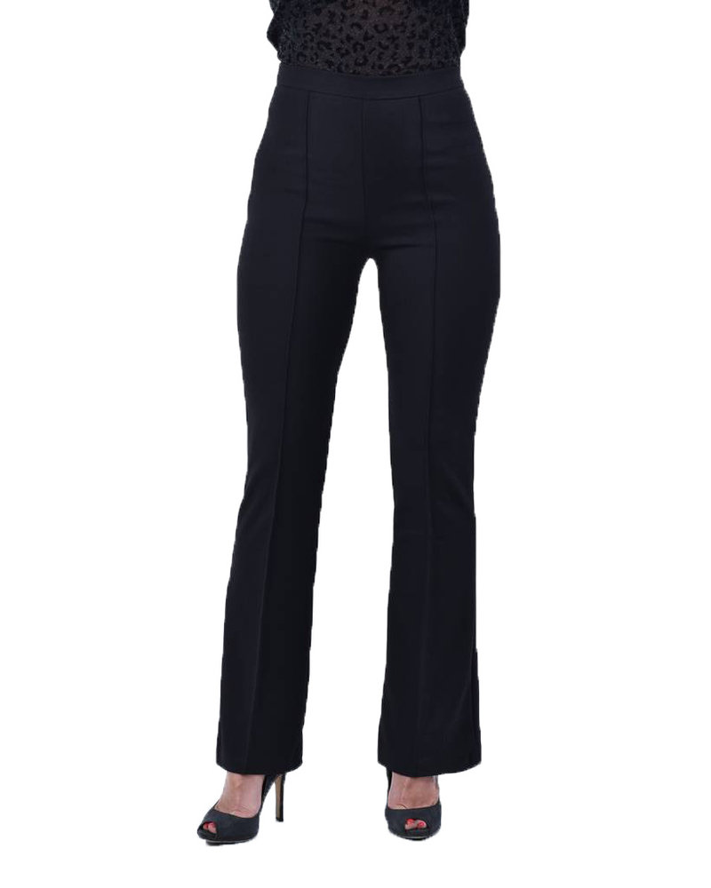 Zwarte pantalon met flared pijpen van Ivivi