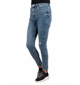 Queen Hearts High waist skinny jeans van Queen Hearts