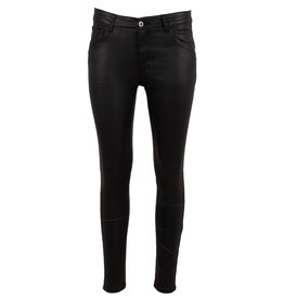 Zwarte 5 pocket waxbroek van Melly & co