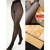 Zwarte ruime thermopanty beige gevoerd van El-Vita
