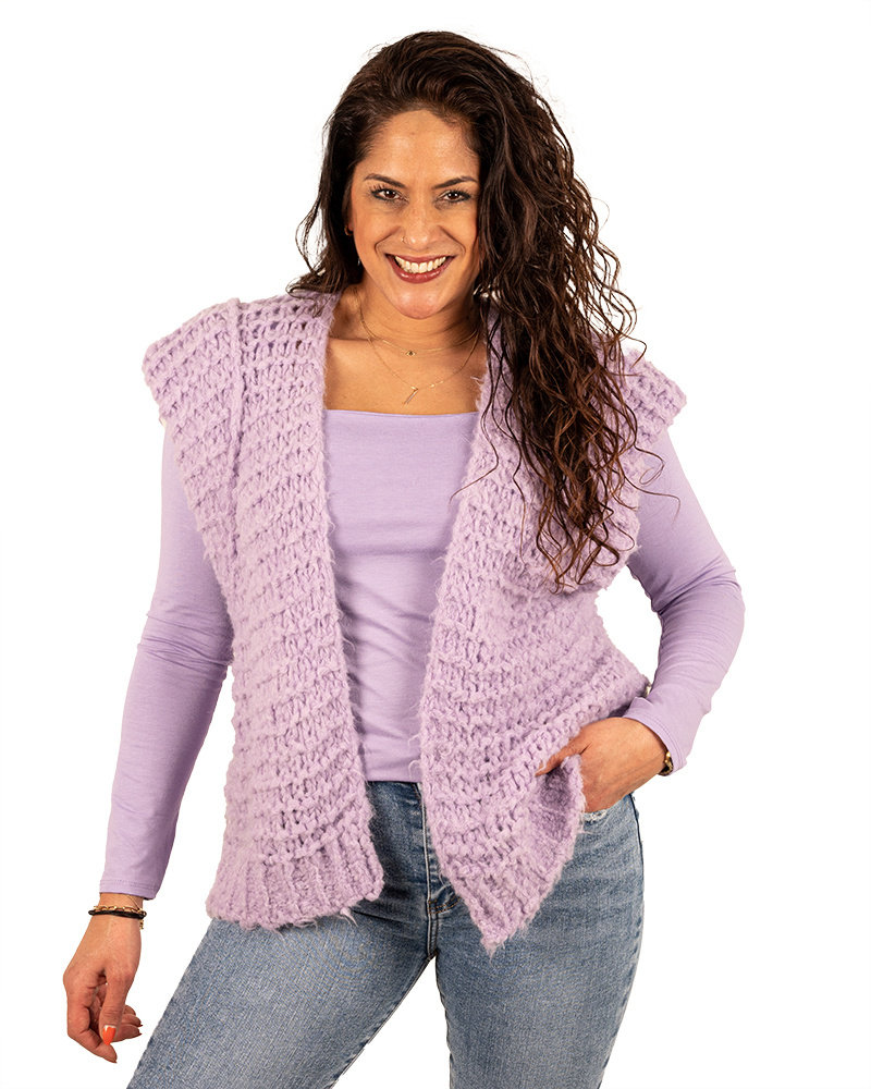 Lila shirt dubbel van Gemma Ricceri