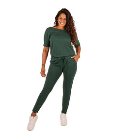 El-Vita Donkergroene jumpsuit van El-Vita