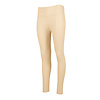 Beige leatherlook legging met brede tailleband van Yu&Me