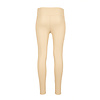 Beige leatherlook legging met brede tailleband van Yu&Me