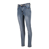 Blue high waist slim jeans van Norfy