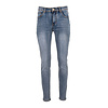 Blue high waist slim jeans van Norfy