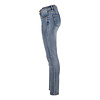 Blue high waist slim jeans van Norfy