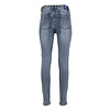 Blue high waist slim jeans van Norfy