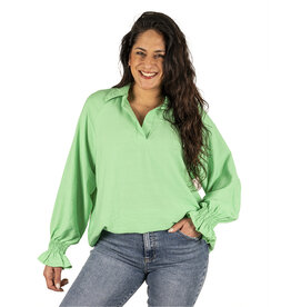 Gemma Ricceri Groene blouse  van Gemma Ricceri