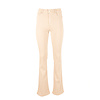 Beige high waist push-up flare jeans van Norfy