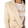Beige tweed blazer met glitter van Cherry Koko