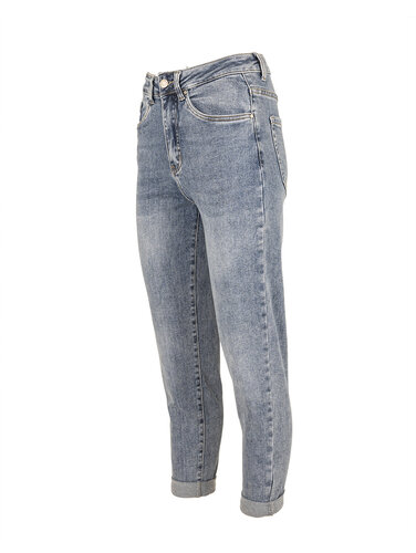 Nina Carter Blue high waist mom jeans