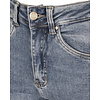 Blue high waist mom jeans van Nina Carter