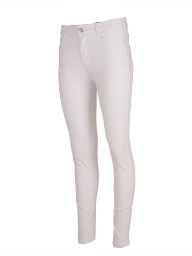Witte high waist push-up jeans Norfy