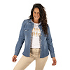Blauwe jeans blouse van Miss Sister