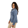 Blauwe jeans blouse van Miss Sister
