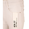Witte high waist mom jeans van Hello Miss