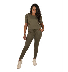 El-Vita Legergroene jumpsuit van El-Vita