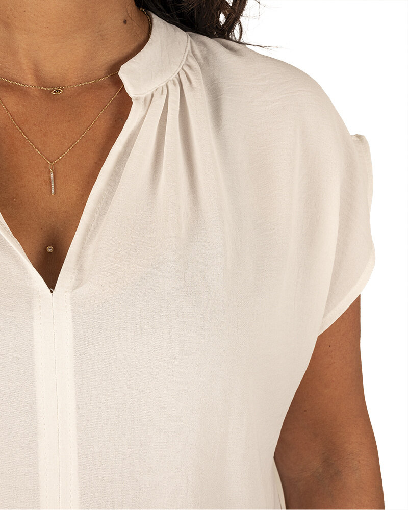 Wit shirt van Perla Nera