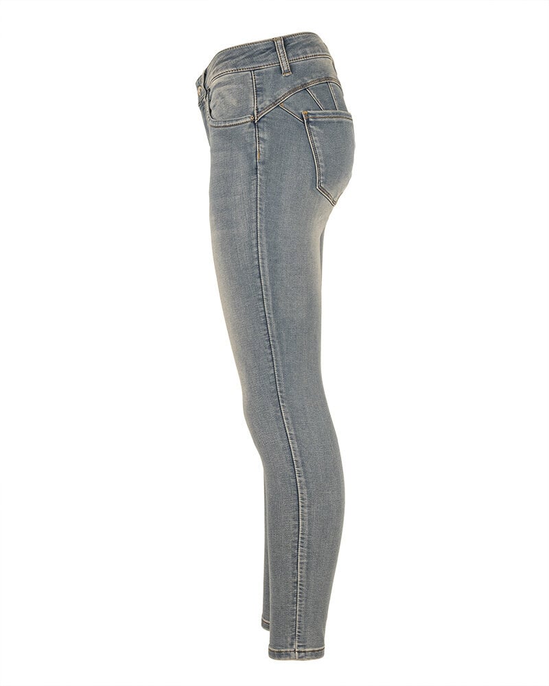 Mid blue push-up skinny jeans  van Toxik