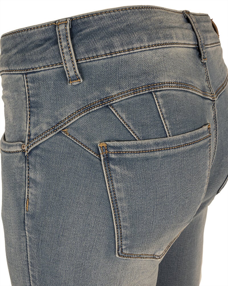 Mid blue push-up skinny jeans  van Toxik