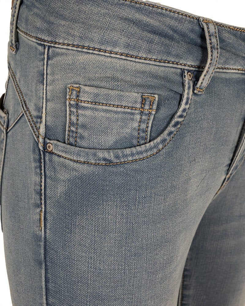 Mid blue push-up skinny jeans  van Toxik